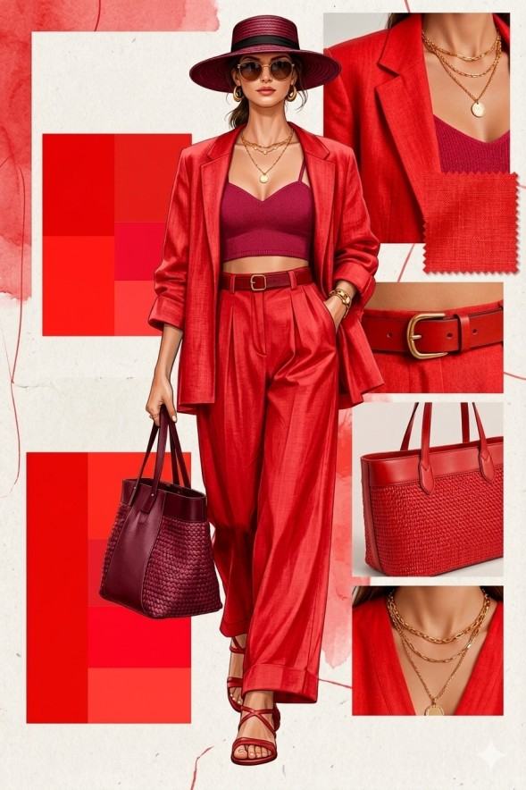 2026 Yay Mövsümünün Trendi: Qırmızı Minimalizm